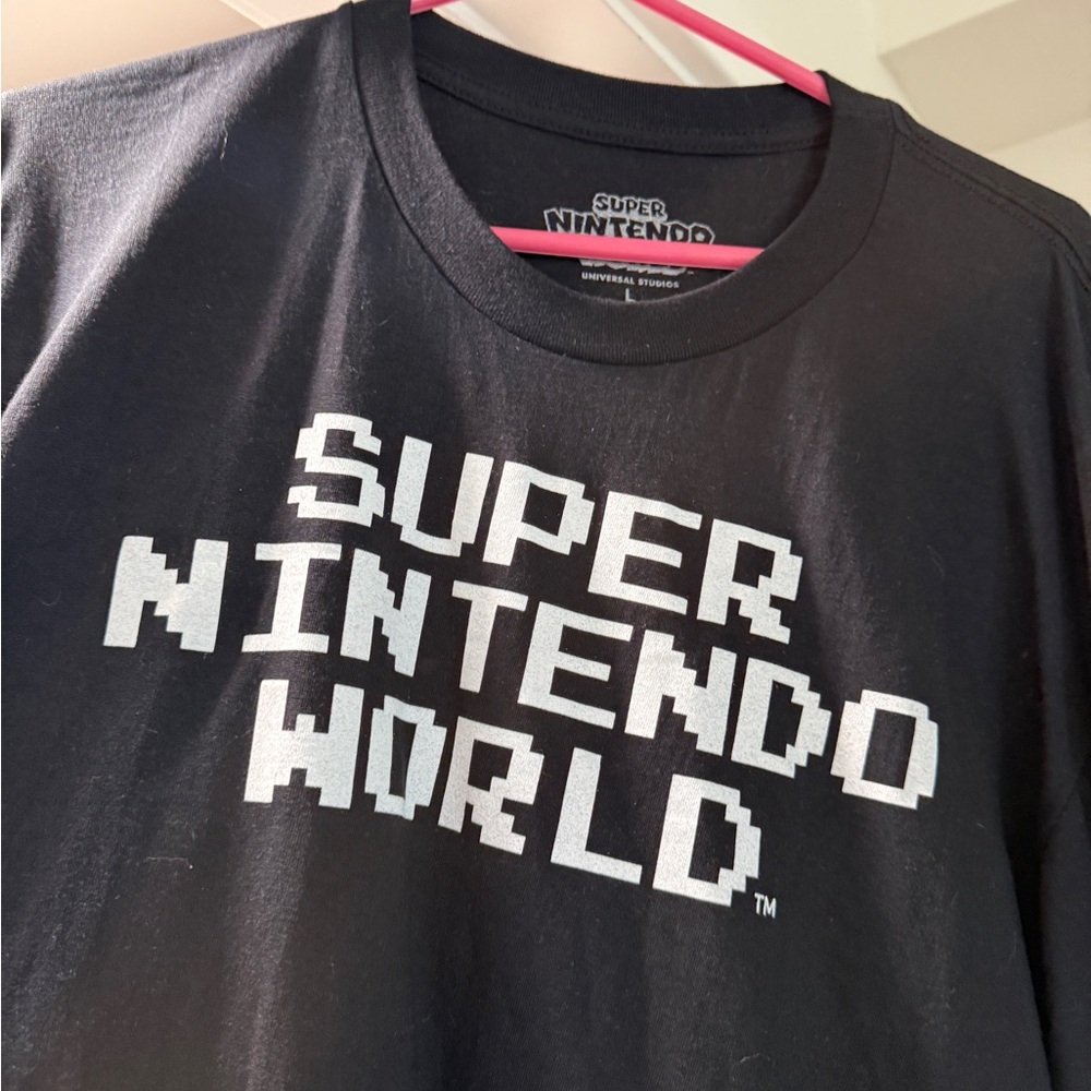 Super Nintendo World Black long sleeve